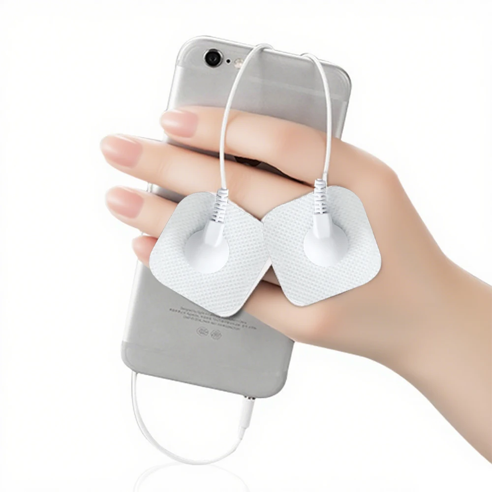 الهاتف المتصل المحمولة عشرات صغيرة الهاتف المحمول التحكم نبض الجسم مدلك EMS محفز العضلات آلة العلاج بالوخز بالإبر