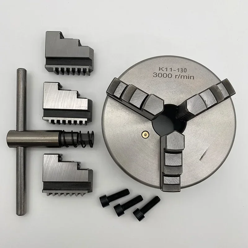 For 3 jaw chuck 130mm manual metal self-centering lathe chuck K11-130 SAN OU brand lathe tool accessory