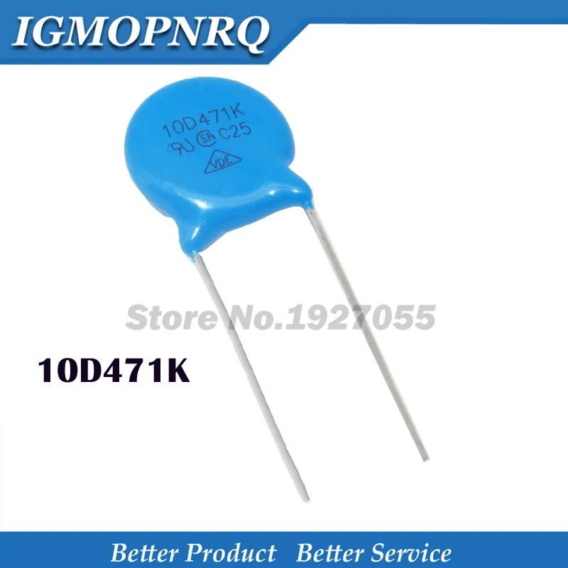 

10pcs/LOT varistor 10D471K 470V piezoresistor 10D471 NEW