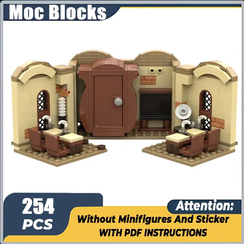 

MOC Classic Movie Series Scene Model Defence Against the Arts Class DIY Assemble Bricks Creative Toys Collection Display Gifts