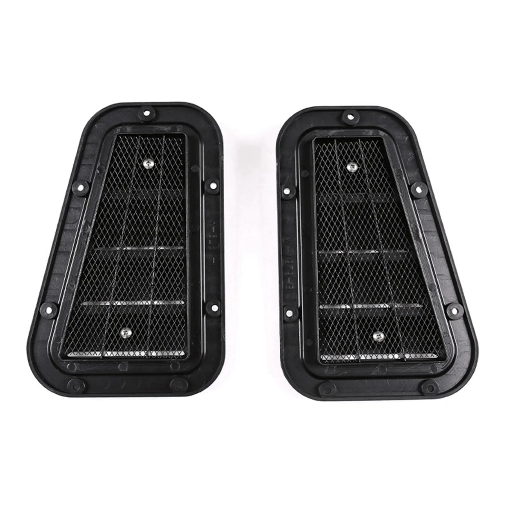 ABAH-4X Car Front Engine Hood Bonnet Side Trim Cover Air Outlet Flow Intake Scoop Vent Cover For Land Rover Defender 04-19