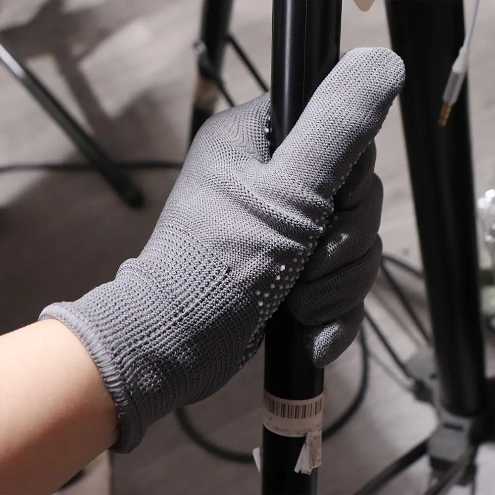 

5 пар прочных защитных рабочих перчаток, нейлоновые нескользящие рабочие перчатки, дышащие, грязеотталкивающие, для защиты рук, для использования на открытом воздухе