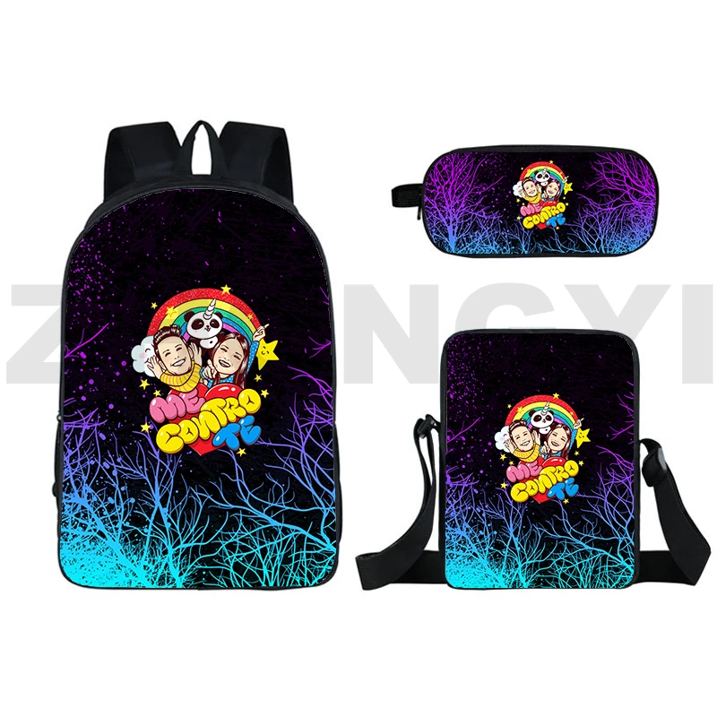 3D Anime Me Contro Te Backpack Top Quality Outdoor Sport Schoolbags 3 Pcs/Set Cute Me Contro Te Bookbag Crossbody Bags for Women