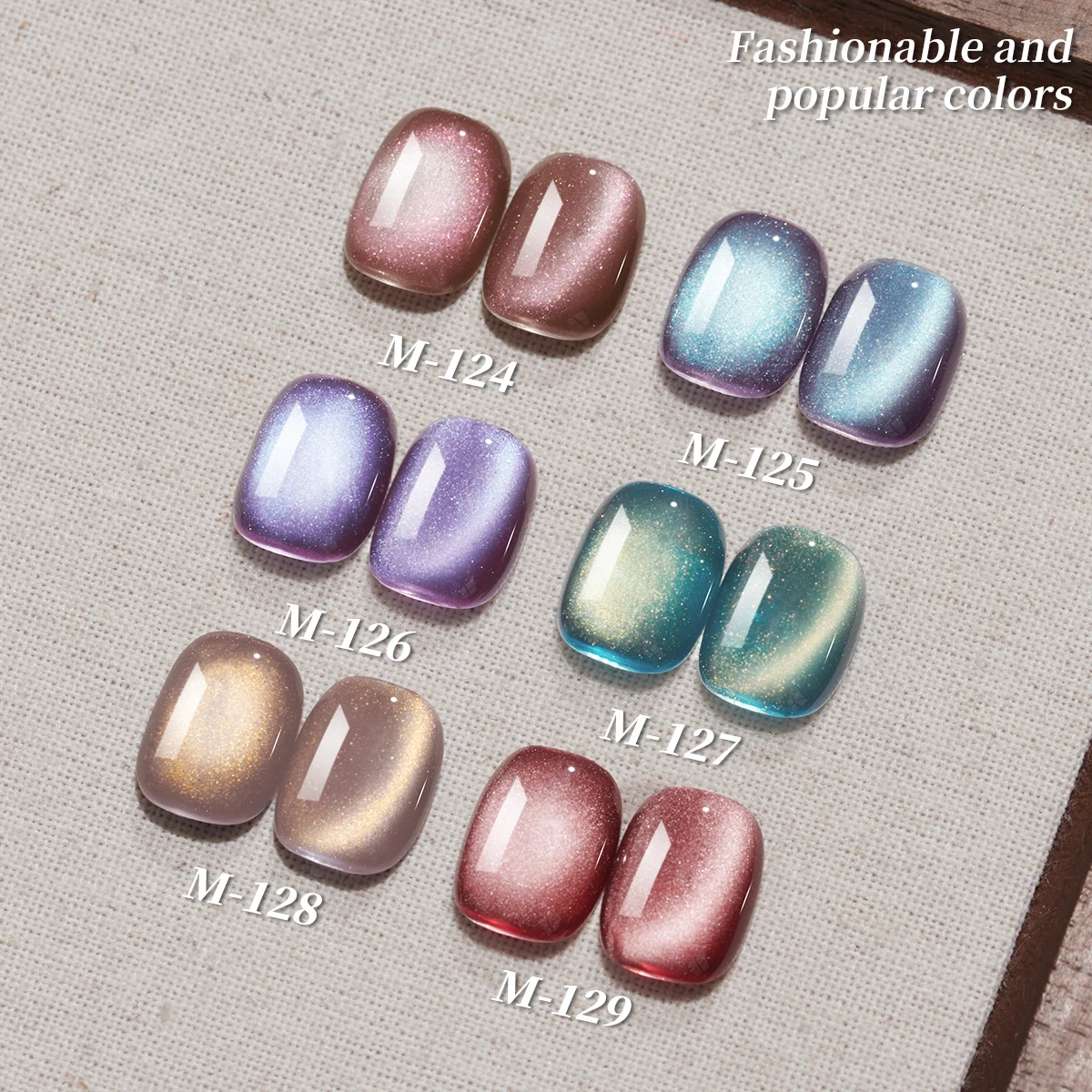 6 pz/set Aurora Cat Eye15ml Gel Smalto Set Glitter Paillettes Smalto Set Kit Soak Off Uv Vernice Unghie Artistiche Per Manicure Na