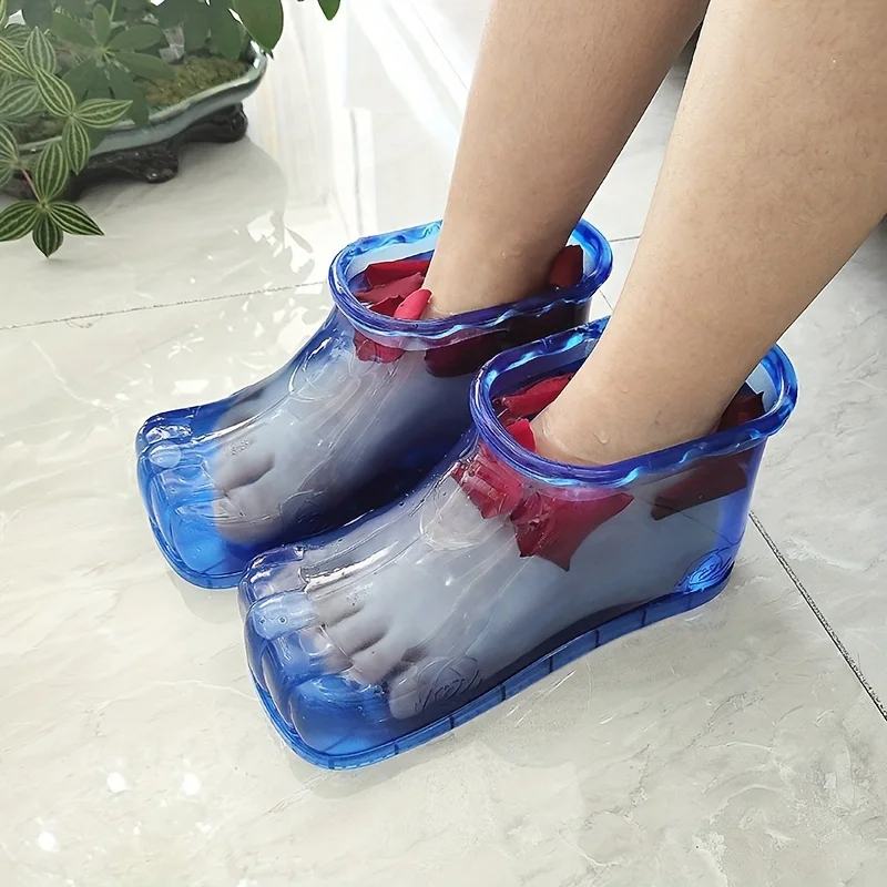 Lavabo de plástico para baño de pies, ahorro de agua, uso doméstico, cubo para remojar los pies, zapatos de Spa para caminar, bañera para pies