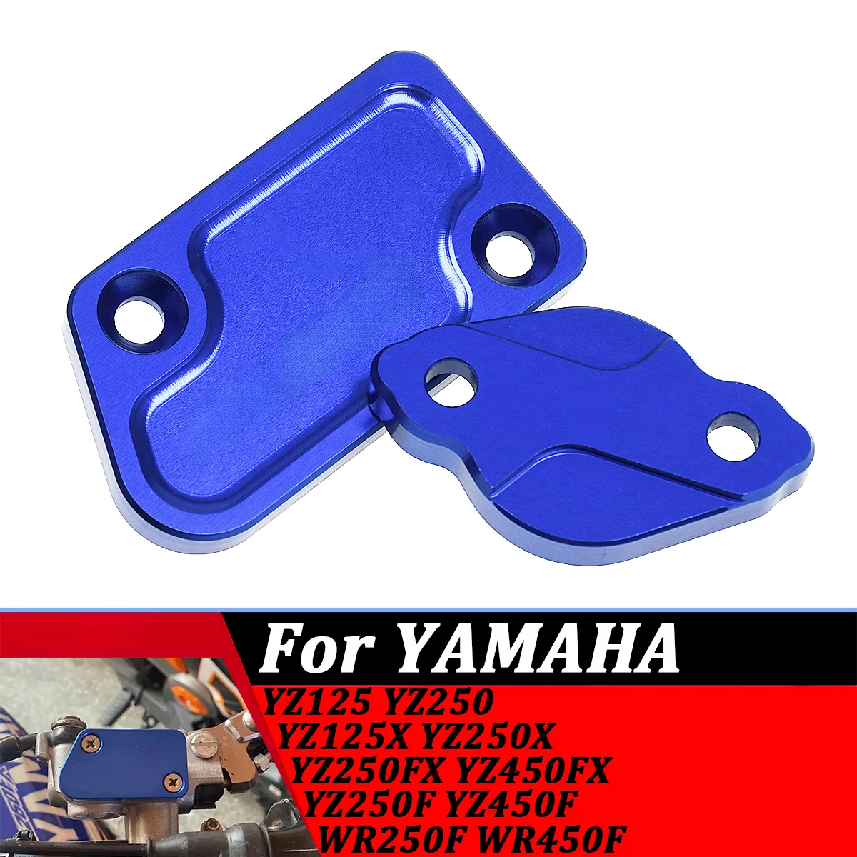 

New Front Rear Brake Fluid Reservoir Cover For YAMAHA YZ WR 125 250 450 Brake Master Cylinder Cap YZ65 YZ85 YZ125 YZ250 YZ450 WR