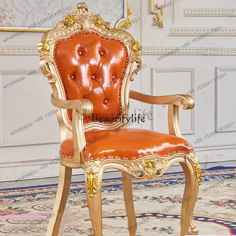 XX59Comfortable Adult Dining Chairs Modern Nordic Luxury Aesthetics High Quality Restaurant Chairs Unusual Lounge Stoel Furnitur