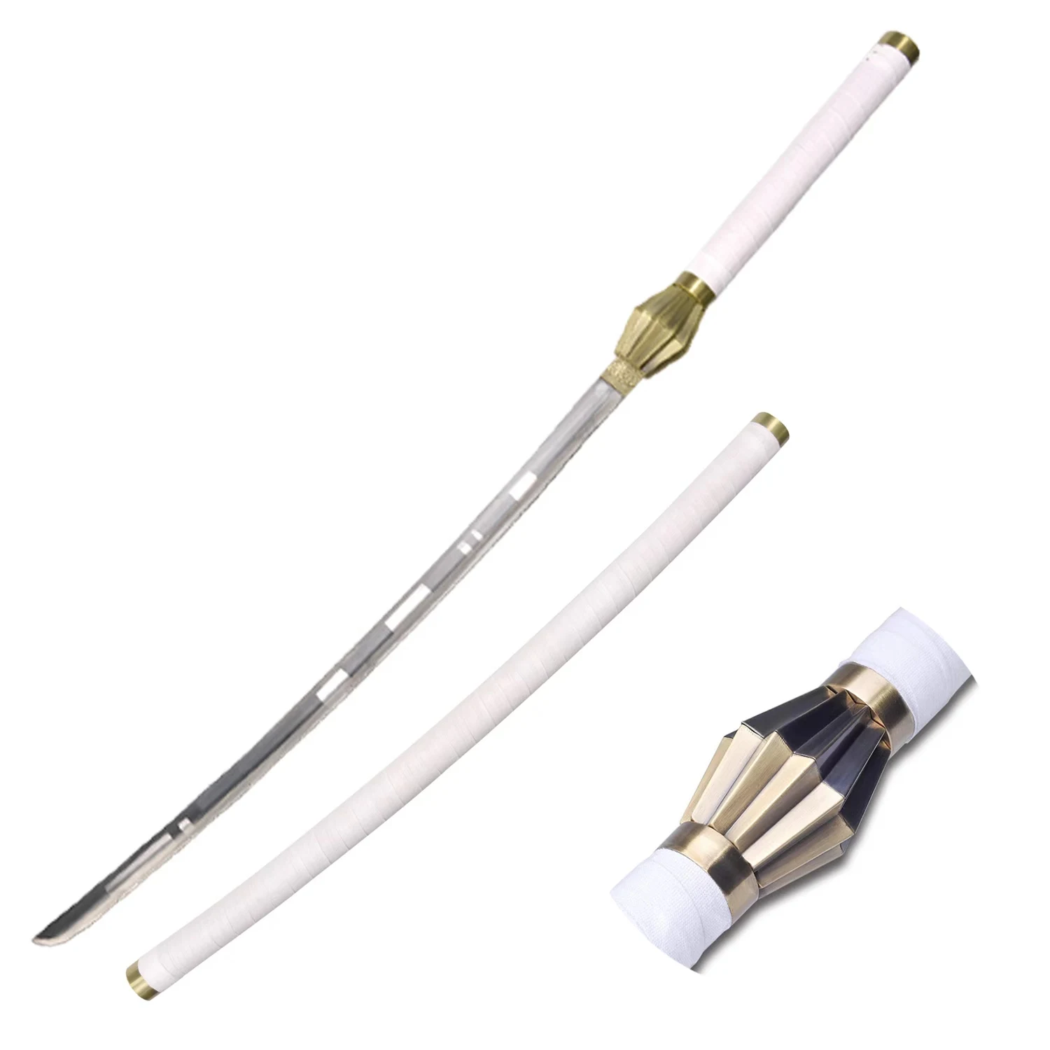 Gorący sprzedawanie Anime Bleach Zaraki Kenpachi Zanpakuto miecz Katana zabawka miecz do kolekcji Cosplay prezent 108cm 1.3kg