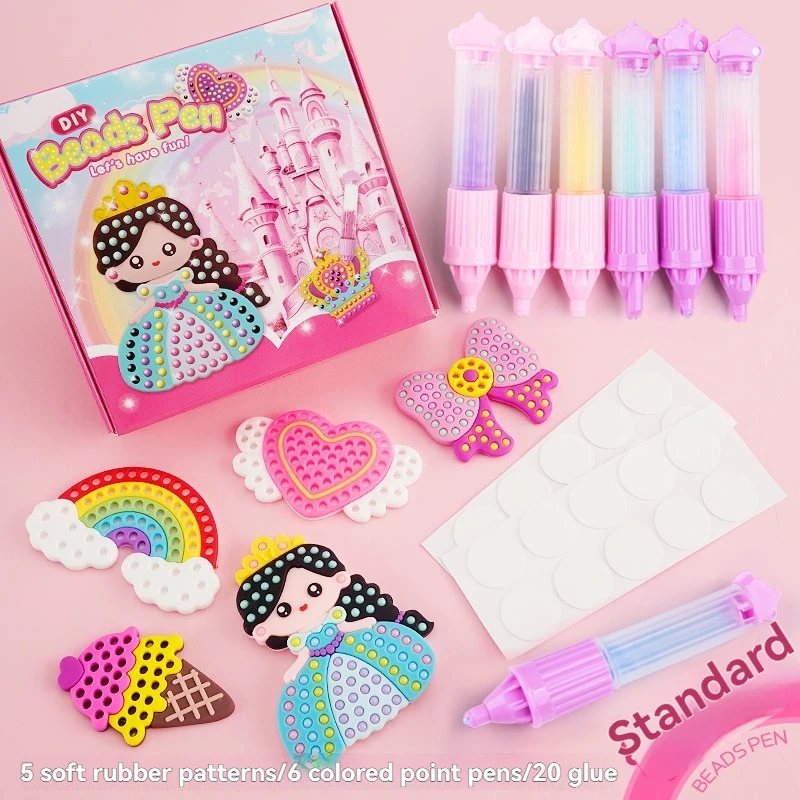 caixa-de-artesanato-dos-sonhos-da-menina-caneta-de-pintura-com-diamantes-diy--brinquedo-educacional-interativo-para-pais-e-filhos