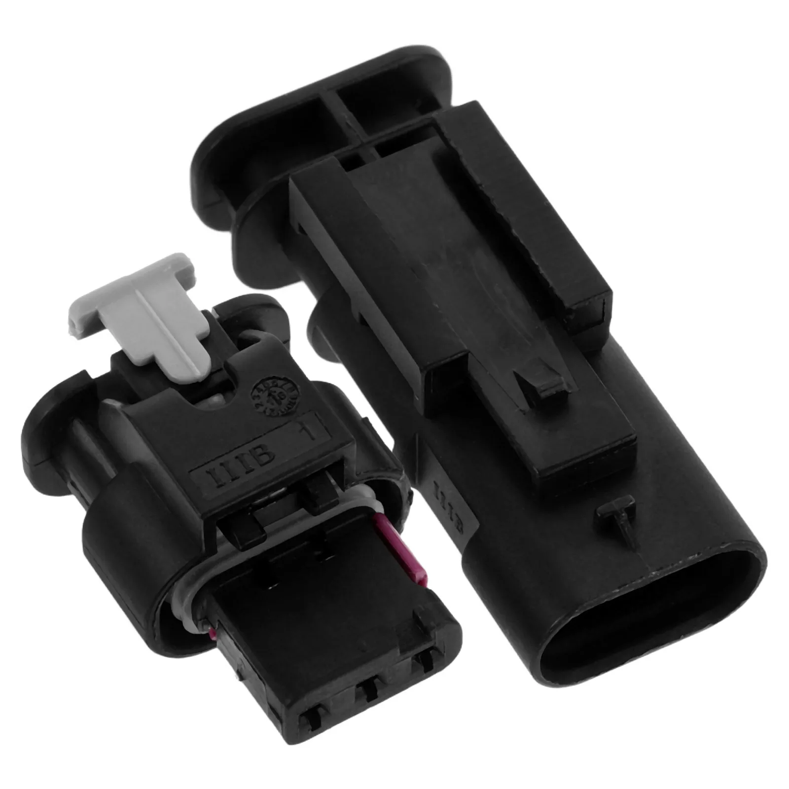 

2pcs Car Radar Power Plug Reversing Electric Eye Adapter Socket Vehicle Rear Bumper Auto Suv Truck Universal Easy Install