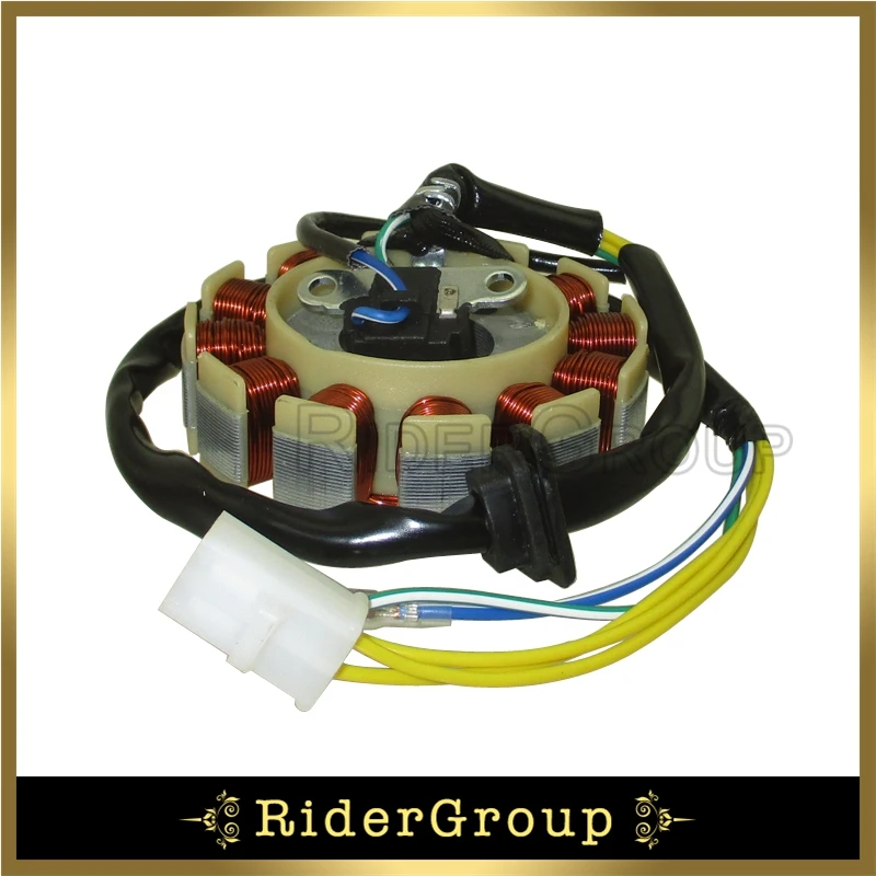 اشتعال مغناطيسي ثابت ل GY6 ، 12 لفائف ، دراجة نارية ، أجزاء مركبة ، 125cc ، 150cc