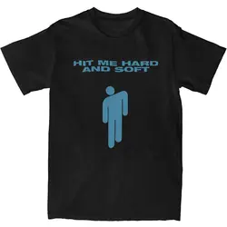 Men's T Shirt Hit Me Hard And Soft 2024 Tour T-Shirts Hippie Beach Tees Vintage Print Cotton Clothes Gift Idea