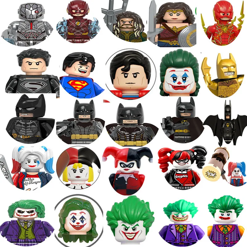 

Hot Toys.superhéroe Batman.Joker,Batman Harley Quinn CatBuilding Blocks Hero Anime Bricks Dolls Mini Action Toy uilding Blocks