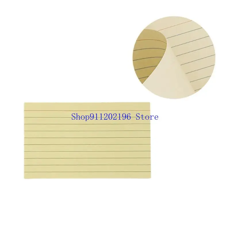 P82A 3x5Inch Ruled Study Card Note Card Vocabulary Card Lined Notecards for Writing