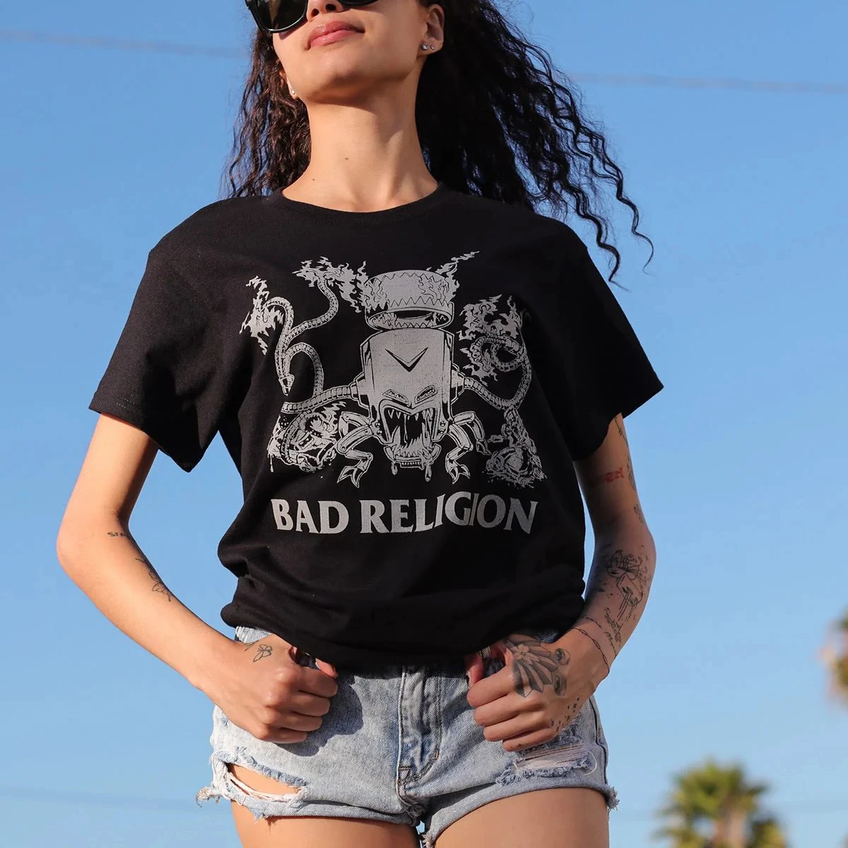 Limited 2026 Bad Religion Music Pattern Band Printed Cotton T-shirt Men's Summer Casual Top Short Sleeve Classic Male Women Tee