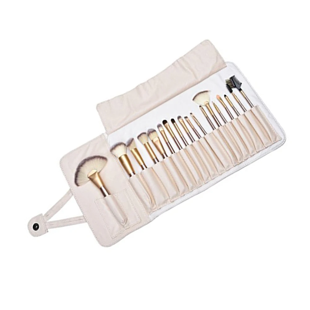 

24pcs Make up Brush Set Synthetic Hair Wood Handle Essential Makeup Foundation Face Eyeshadow Eyebrow