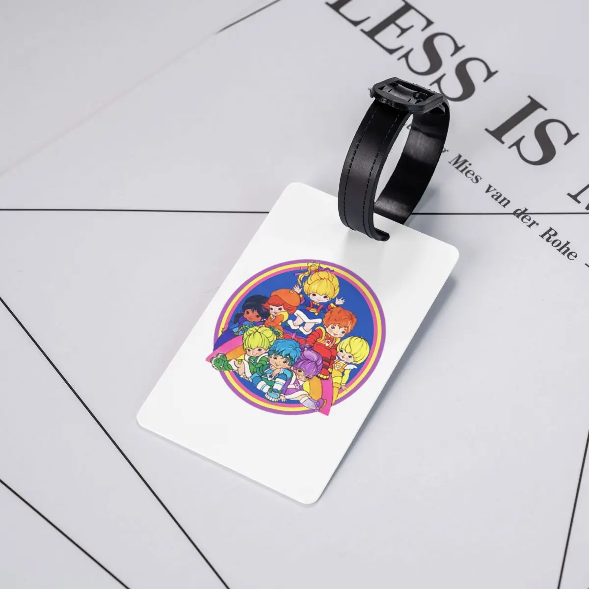 

Rainbow Brite And Friend Luggage Tags Suitcase Accessories Travel Baggage Boarding Tag Label Holder ID Name Address