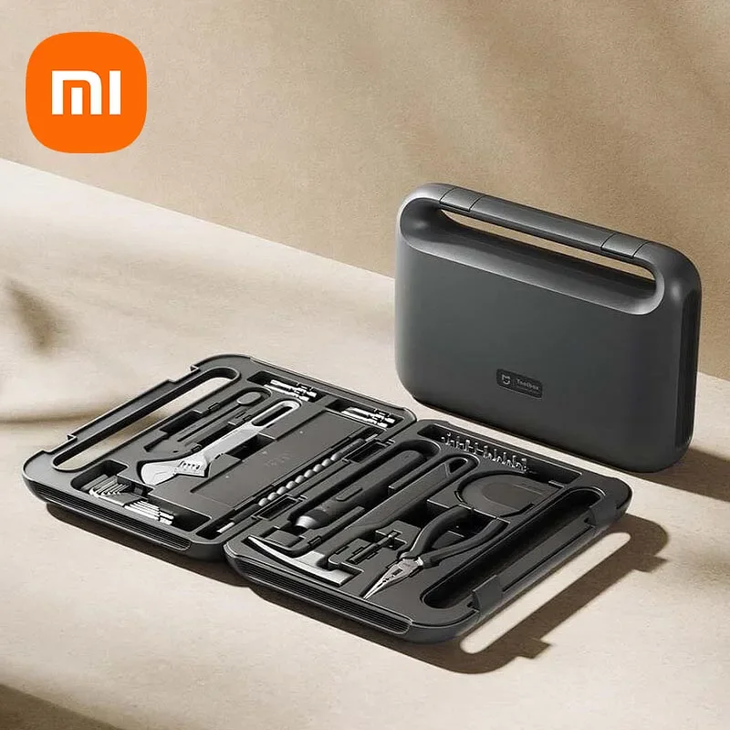 New Xiaomi Mijia Electric Tool Set Portable Screwdriver Household Hand Tool Kit with Good Quality Plastic Toolbox Storage Case