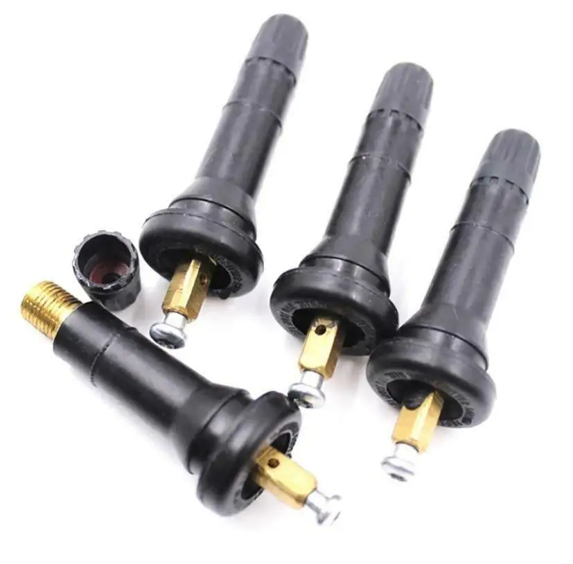 4pcs Car Tyre Pressure Sensor Valve TPMS Stem Repair Tools Kit Metal Wheels Tires Parts For Ford Fiesta Focus Mondeo