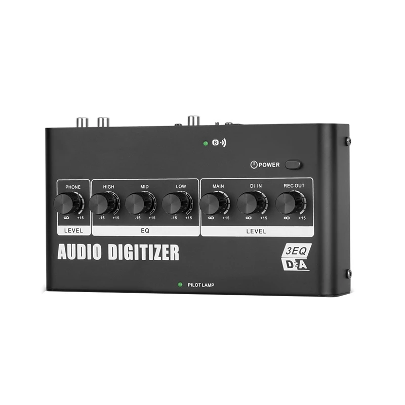 

Digital To Analog Audio Converter Type-C /Bluetooth/Optical Fiber/Coaxial Connection Audio Amplifier Live Tuning