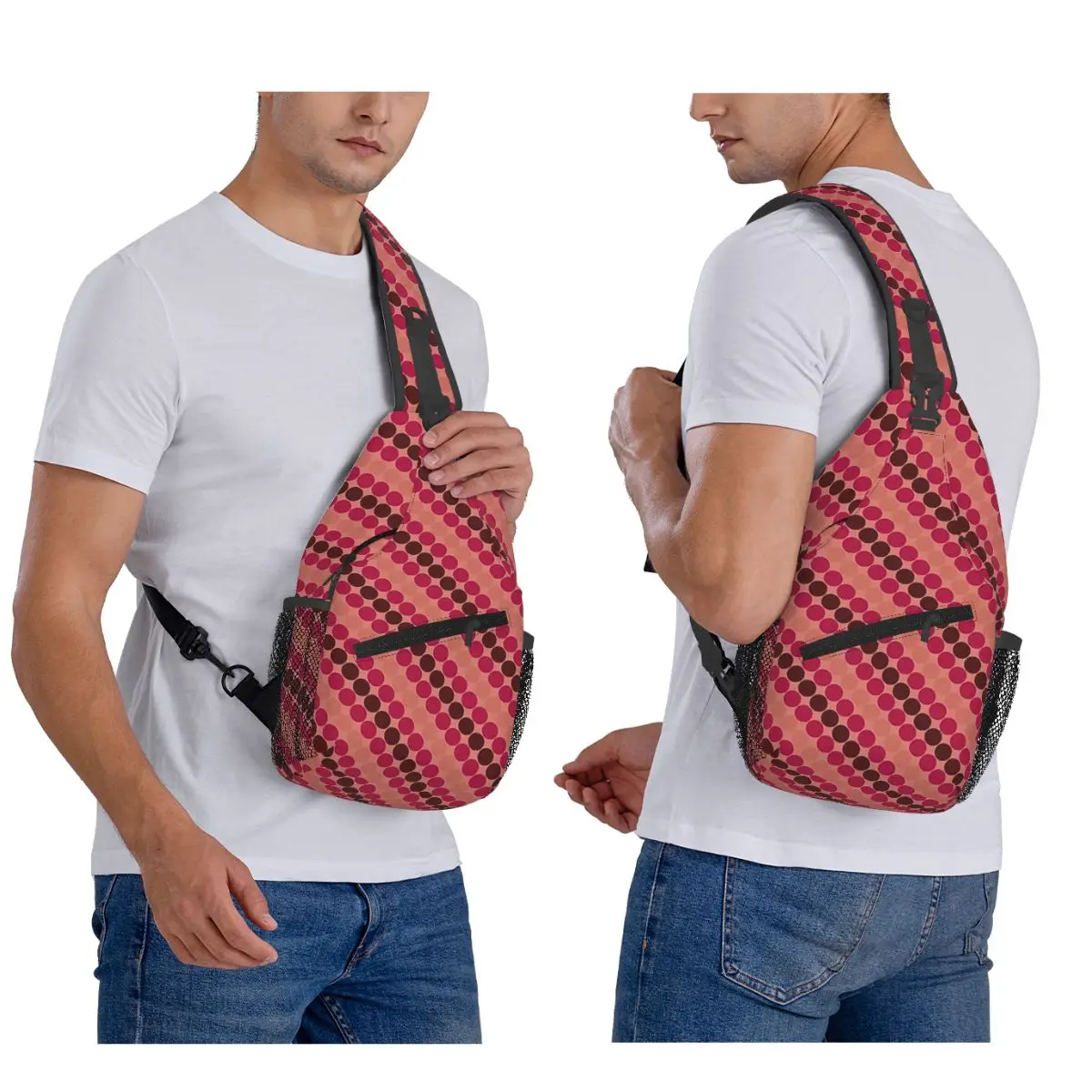 Sou Hiyori Japan Anime Shin Tsukimi YTTD Chest Bag Men Sling Crossbody Backpack Chest Bag Traveling Hiking Daypack Shoulder Bag