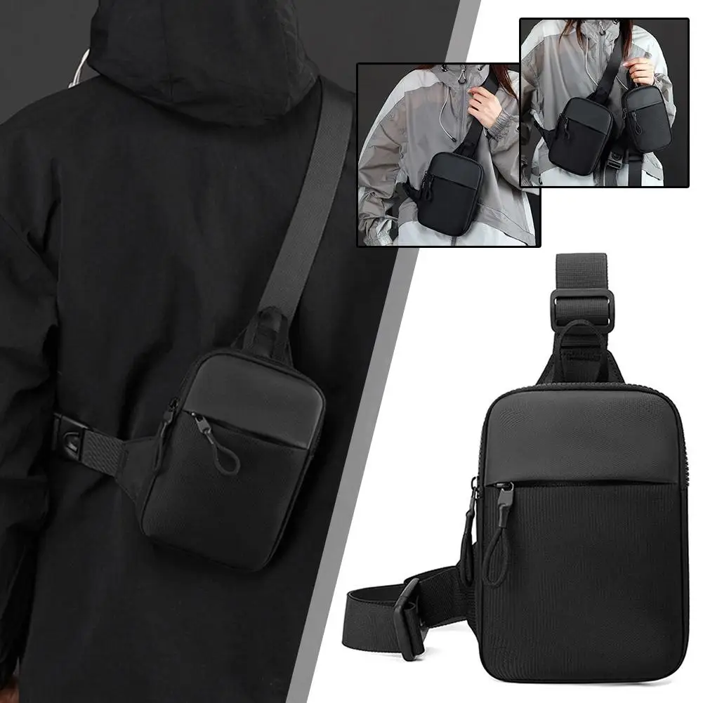 

High Quality Crossbody Chest Bag Multipurpose Comfortable Design Stylish Textured Finish Multiple Sizes Choice for Daily A6N5