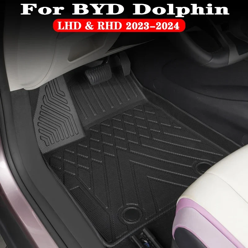 

Car Floor Mats for BYD Dolphin 2023 2024 Car Carpet Cargo Liner Trunk Mats XPE Waterproof Non-slip Foot Pad