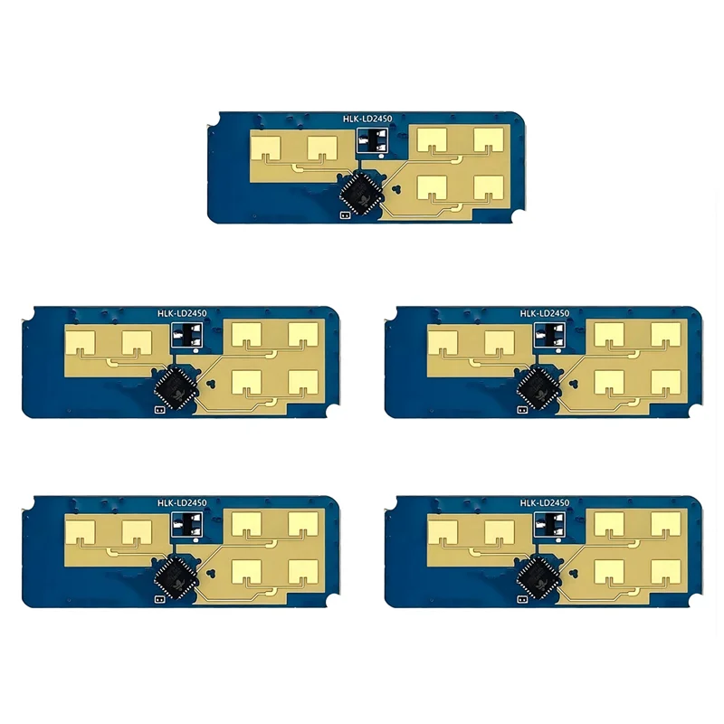 

【Самая низкая цена!】5X 24G HLK-LD2450 Радарный сенсорный модуль отслеживания движения миллиметровой волны LD2450 Датчик расстояния 8M Smart Ho