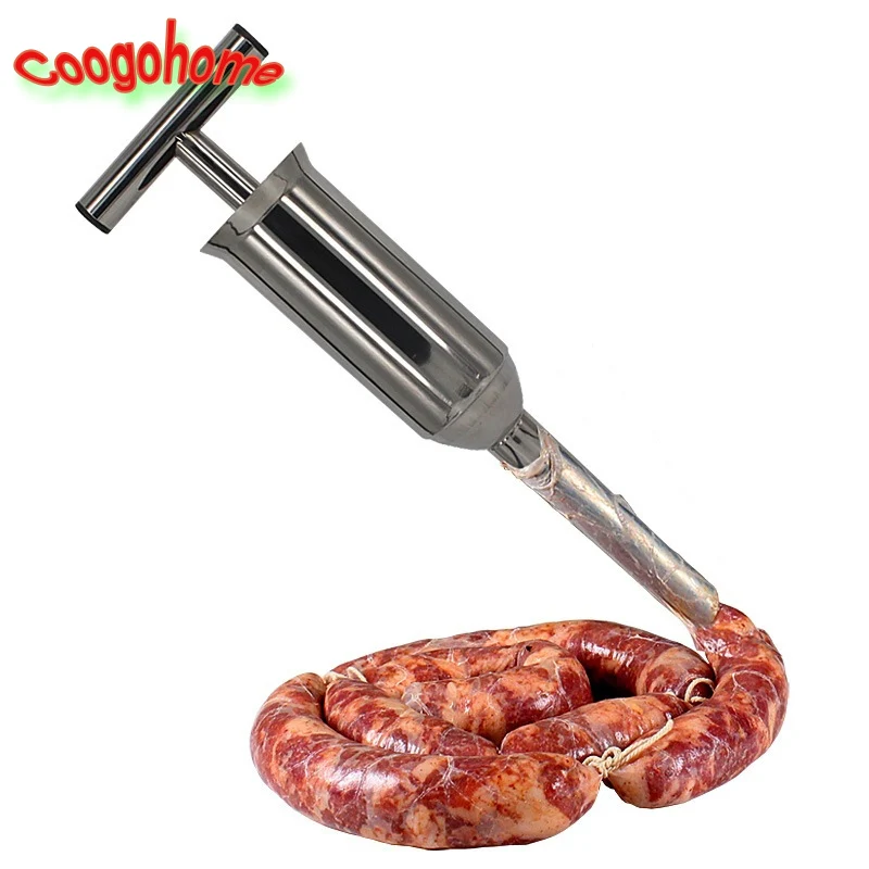 

Ручная наполнитель для колбас из нержавеющей стали, машина для наполнения колбас из нержавеющей стали, домашний шприц для колбас, машина для изготовления колбас