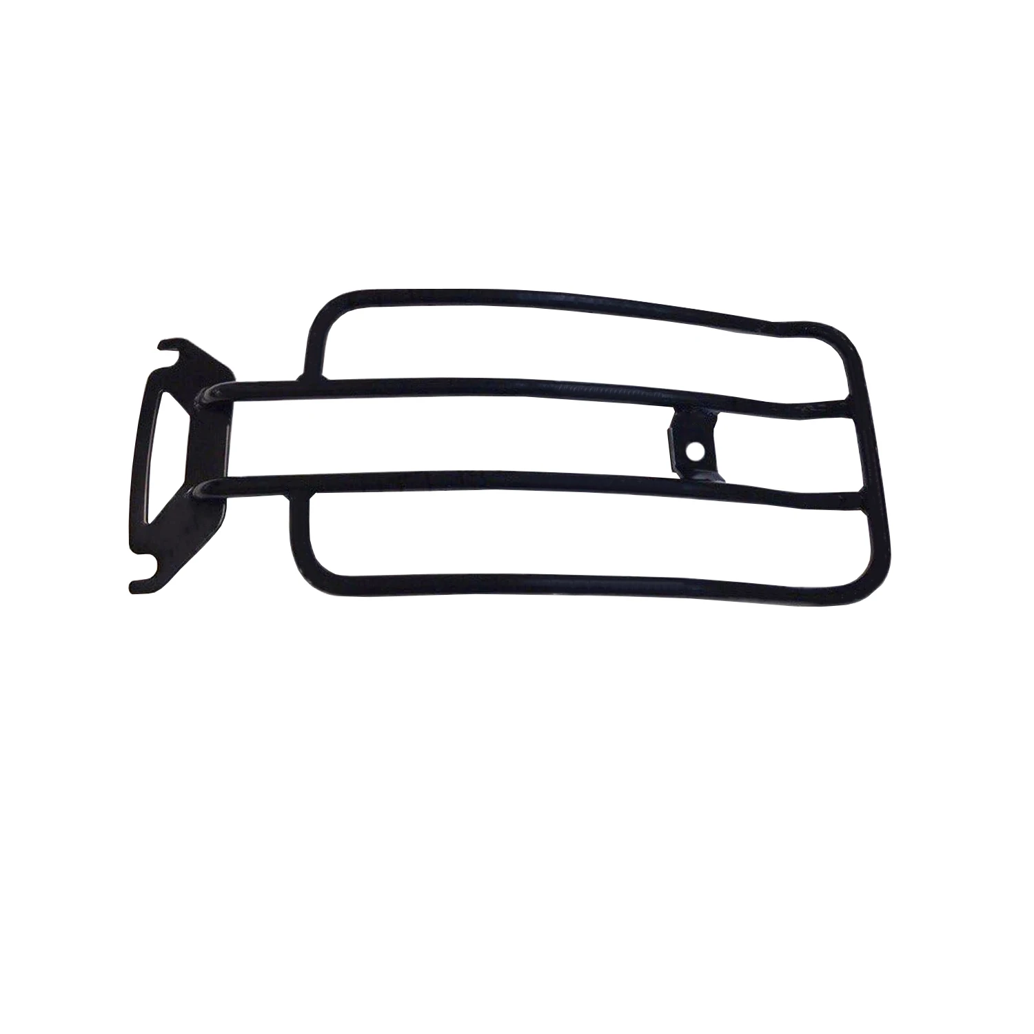 Black Solo Seat Luggage Rack Fender Mount Bracket For Harley Touring Road King Electra Glide 1997-2023