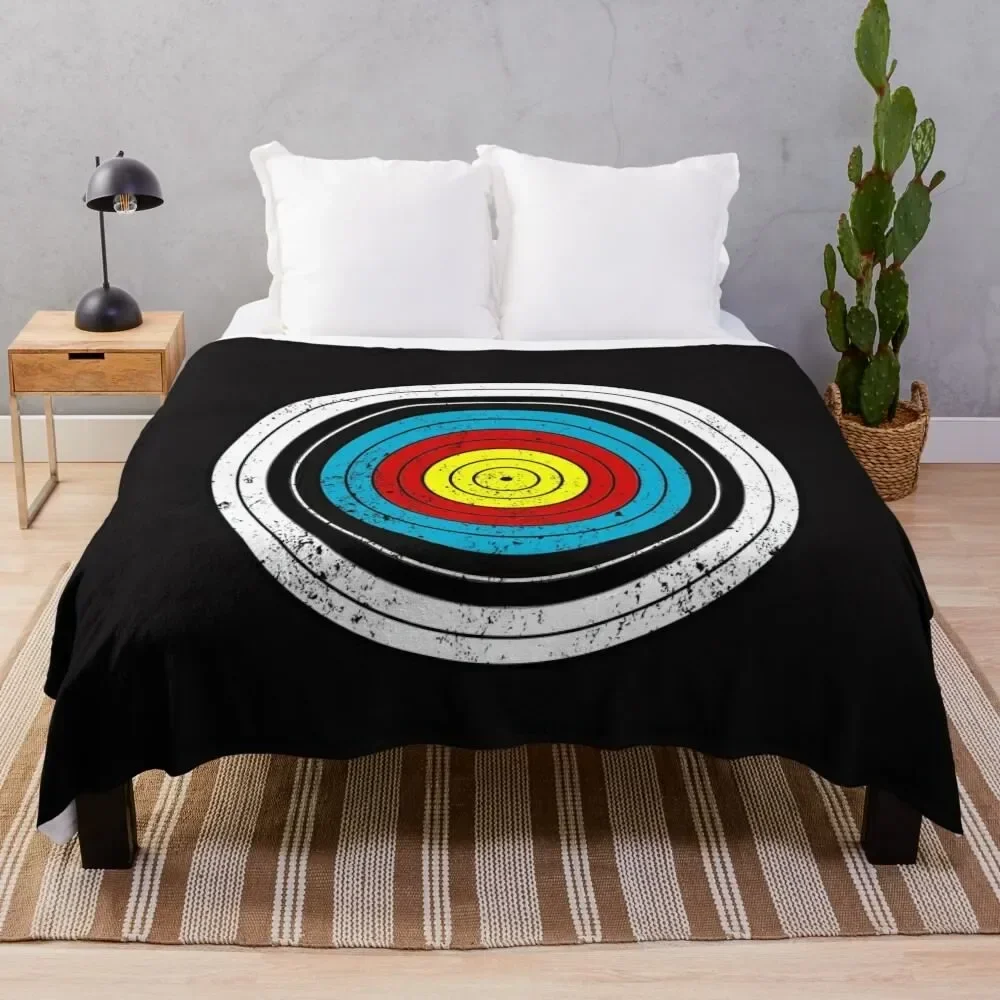 

Archery Target Bullseye Throw Blanket Custom christmas decoration Blankets