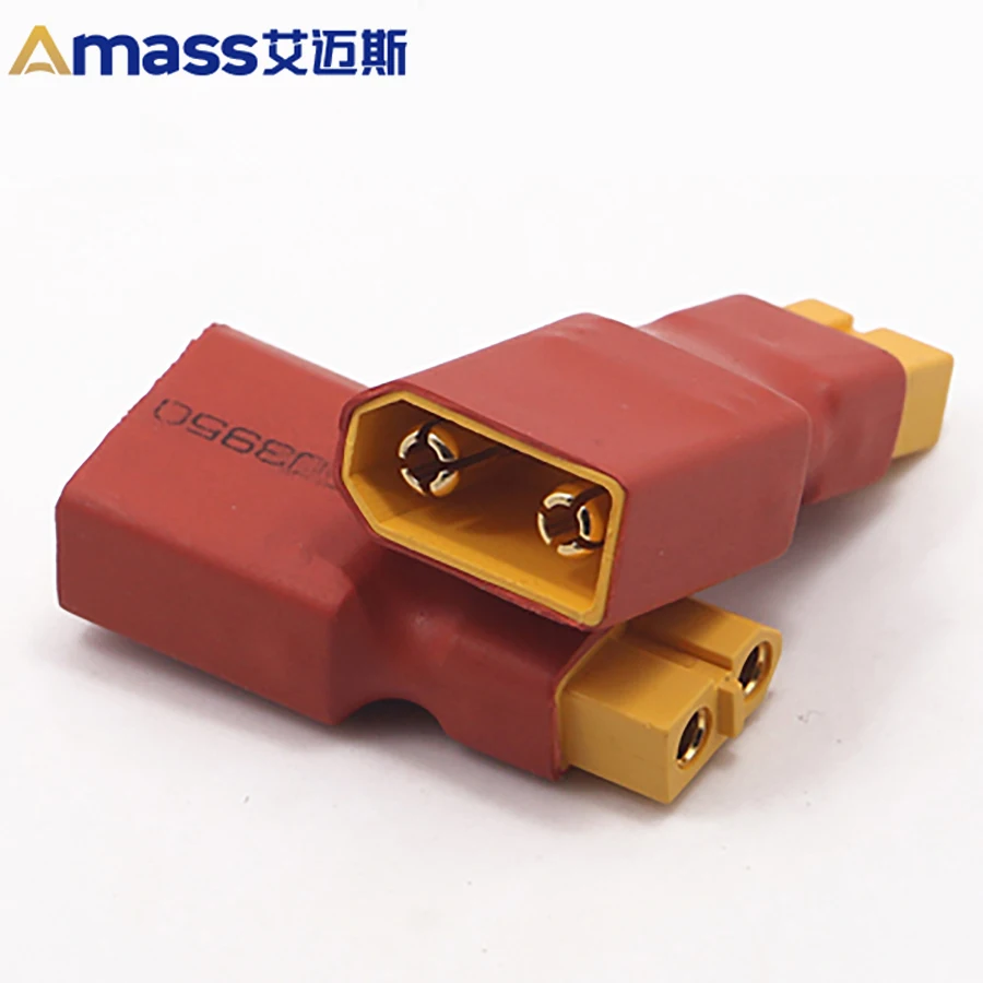 Free Shipping Amass 2/5 Pieces Xt60 Female to Xt90 Male Plug Conversion Connector for Battery & Charger Rc Quadcopter