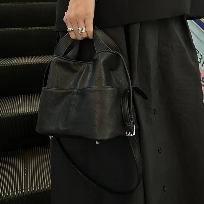 Fashion Women's Retro Shoulder Bag All Match Large Capacity Top Handled Crossbody Bag Lady Daliy Commuter Totes Bag Luxury New