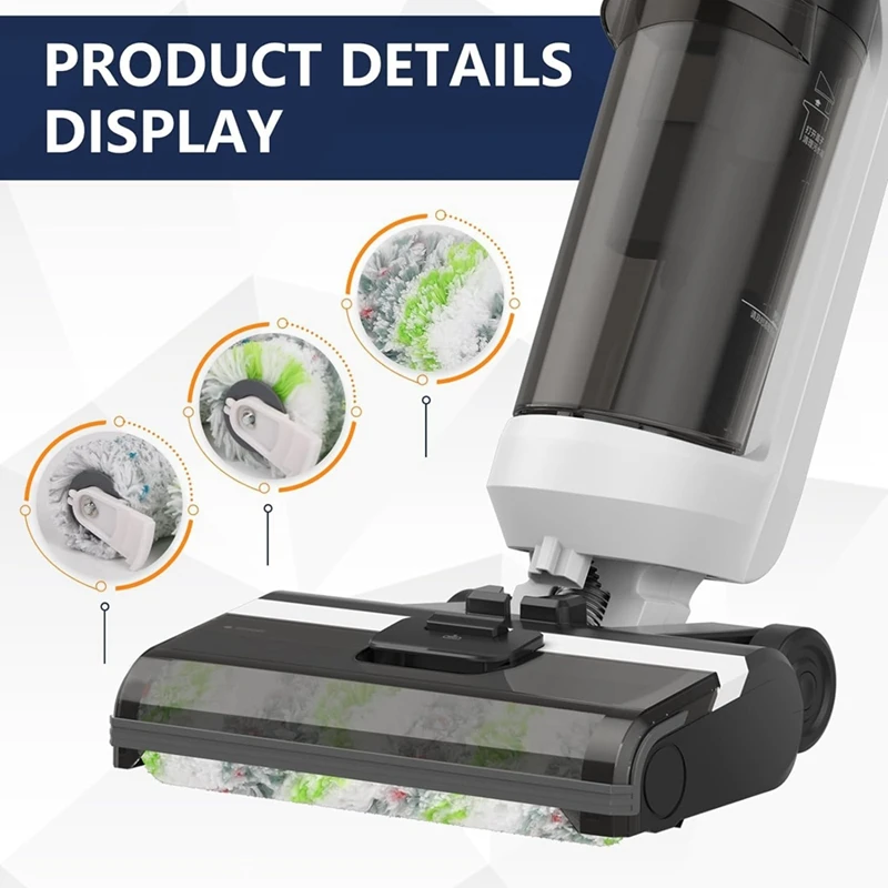 Sostituzione per Bissell Crosswave Cordless Max 2554 2590 2593 rotolo di spazzole per vuoto serie 2596 + rotolo di spazzole per animali domestici + filtri