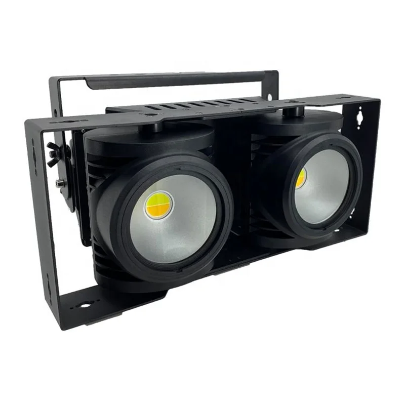 200W Waterproof COB LED Light Spot Light Cool White & Warm White Audience Blinder DMX Light Studio Theater Event Concert Show