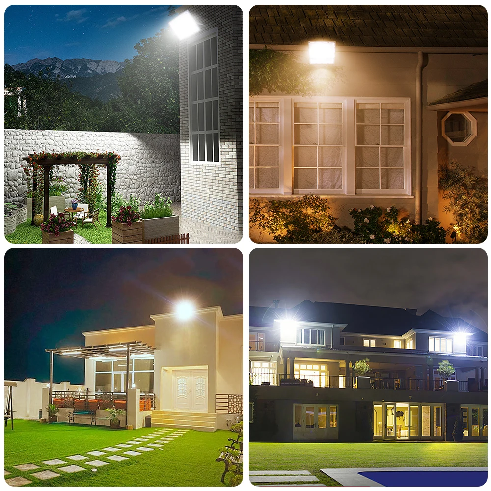 LED Ultra Bright Floodlight AC220V 10W-300W IP67 Garden Courtyard Lighting Waterproof Outdoor Wall Light Spotlight