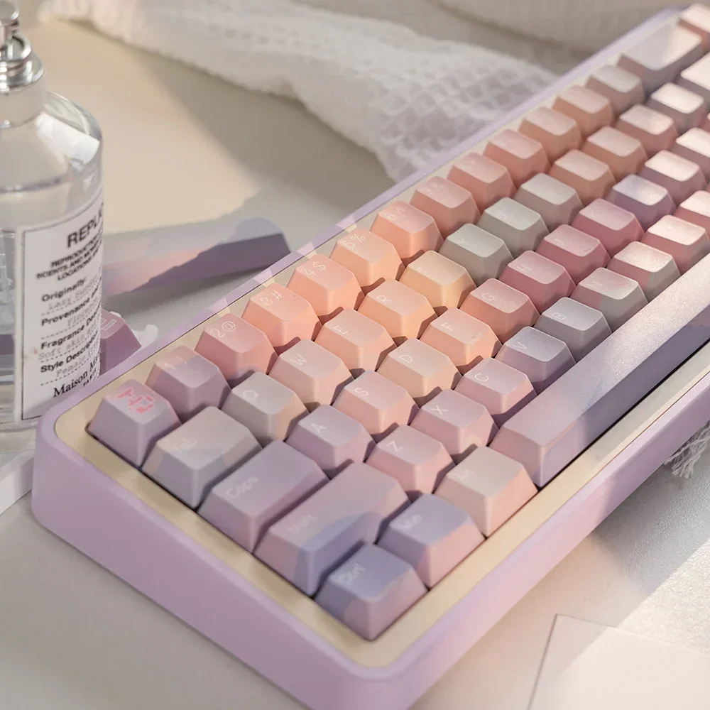 

Pbt keycaps original small full set Kubao studio original cross core mechanical keyboard