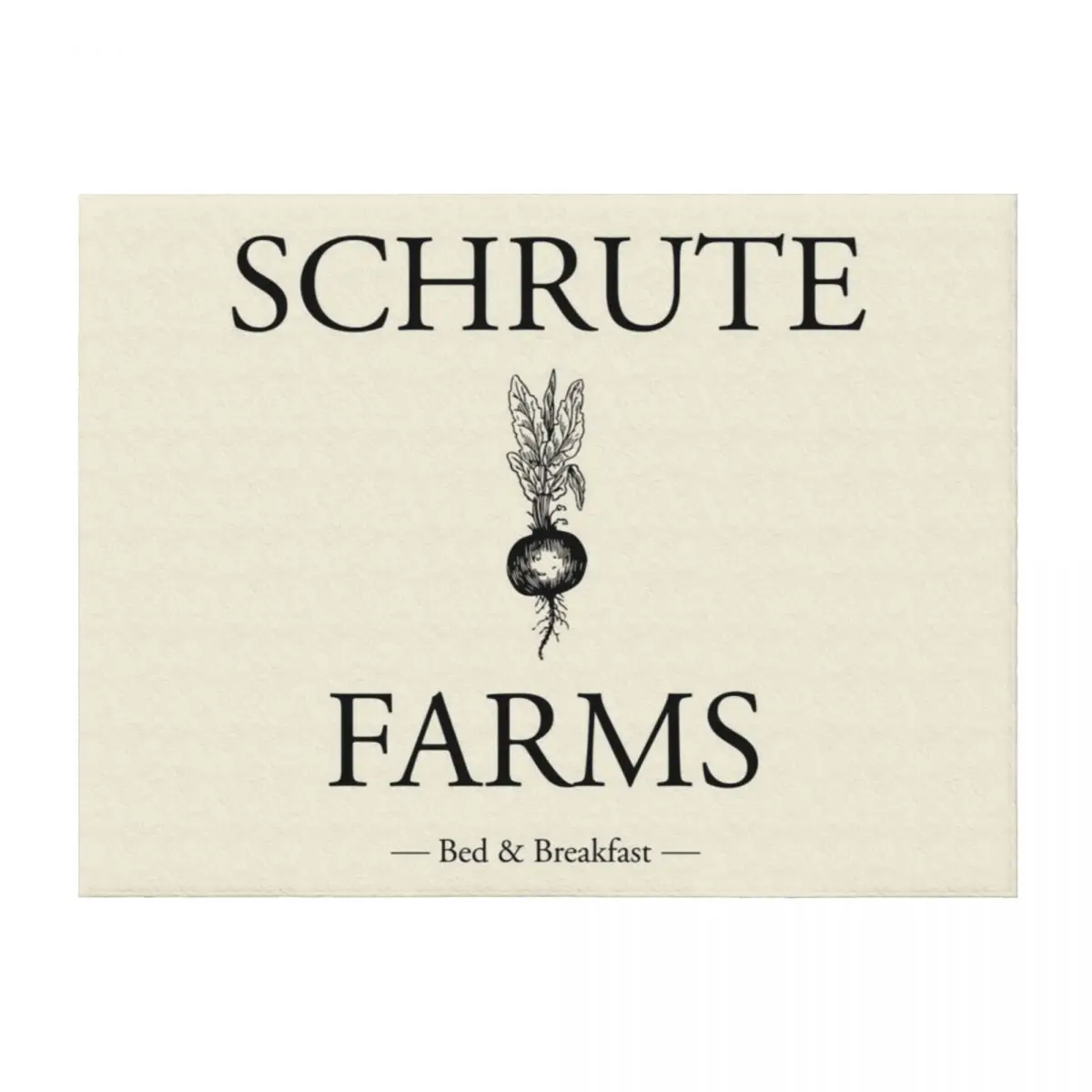 

Schrute Farms Throw Blanket Luxury Thicken Camping Decorative Sofa Nap Blankets