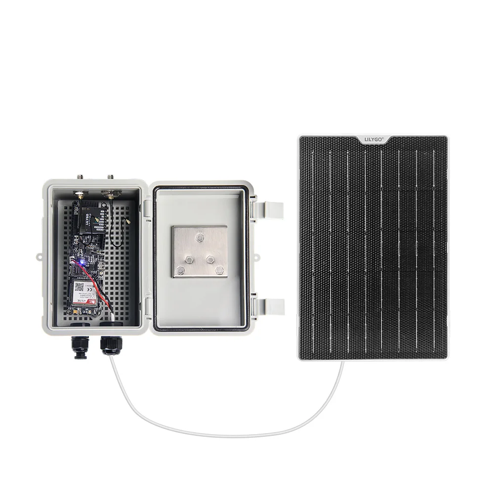 LILYGO ® T-Solar Kit Solar-Lade-Erweiterungsplatine mit wasserdichtem Gehäuse, unterstützt Mainboard, Outdoor-Einsatz, 4,4–6 V Stromversorgung – Detail 10