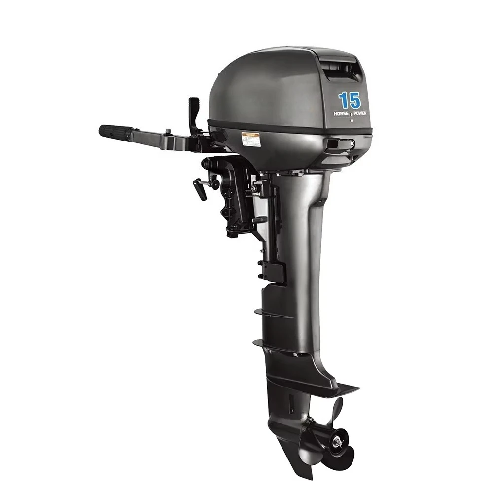For Yamaha Tohatsu T15 15HP 2 Stroke Manual Start Short Shaft Gas-oline Marine Outboard Motor Engine Assembly for Boat