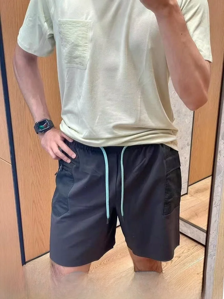 

Men's Fitn Running orts Breathable Sweat Absorbent Outdoor Summer New Arrival Straight Leg Casual Pants Youth Active Sle