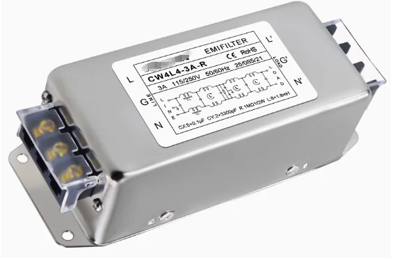 

Single-phase AC EMI power filter 220V four-stage Terminal type/ CW4L4-3A-R CW4L4-6A-R CW4L4-10A-R CW4L4-20A-R CW4L4-30A-R