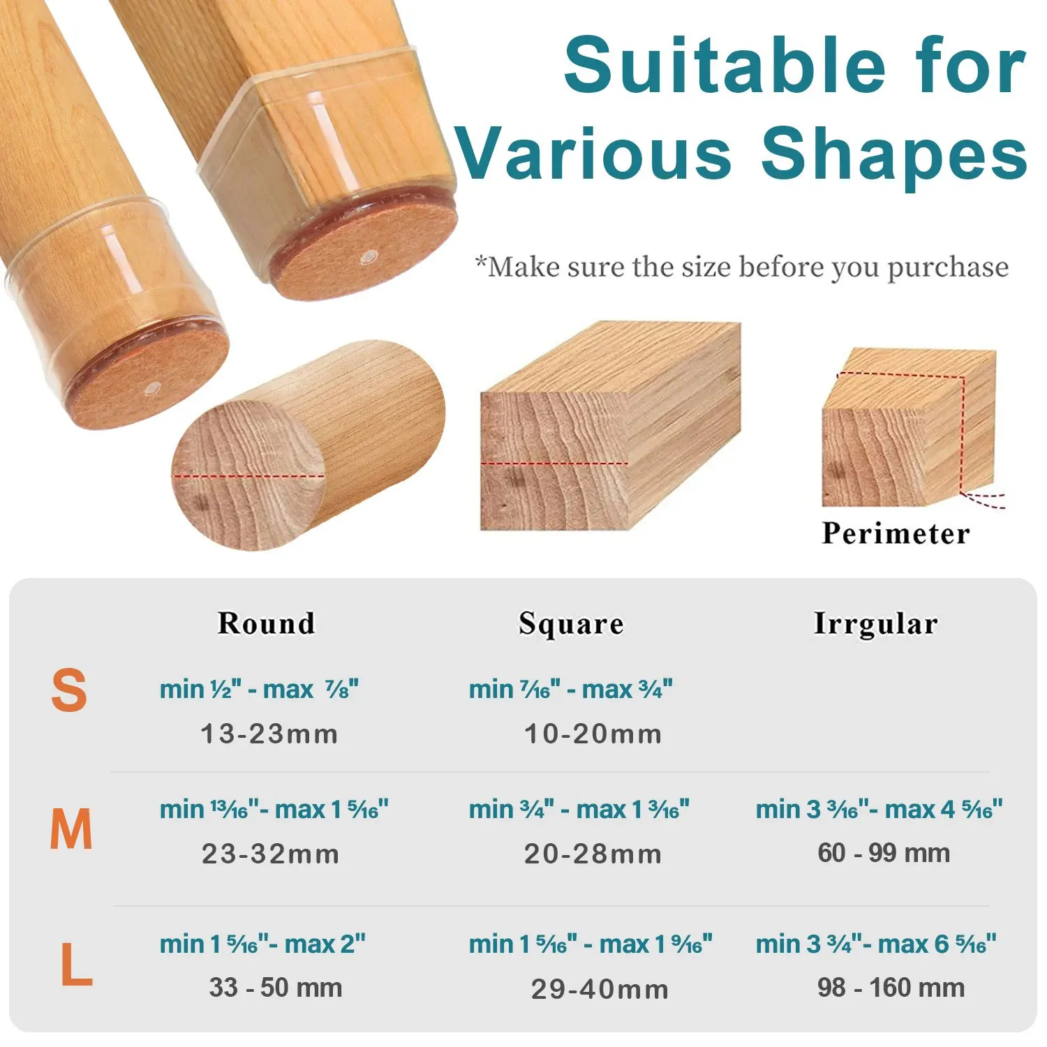 Silicone Chair Leg Caps Non-Slip Furniture Feet Covers Noise Reduction Anti-Scratch Floor Protector Pads For Home Furniture