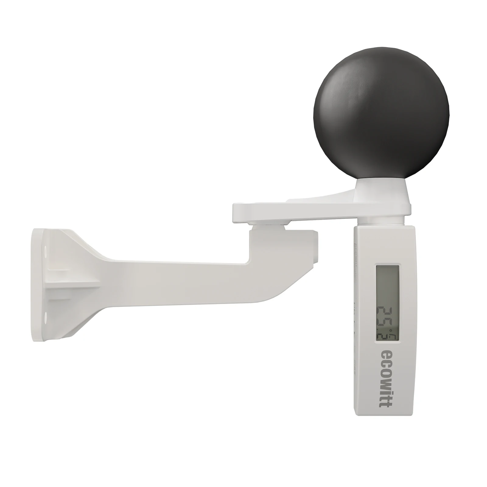 Ecowitt WN38 Black Globe Temperature Sensor – WBGT-Ready (Gateway & Outdoor Temp/RH Required)