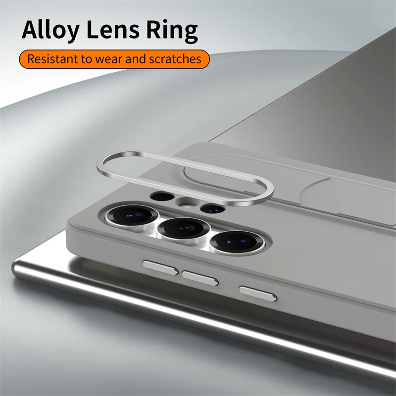 เคสสายรัดข้อมือแบบยืดหดได้ควบคุมอัจฉริยะสุดหรูสำหรับ Samsung Galaxy S23 S24 S25 Ultra  ซิลิโคนกันกระแทก