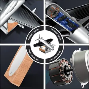 Car Diffuses Essential Oil Solar Airplane Car Diffuser Base Fragrance Fragrance Aromatherapy Diffuser Ornaments (without perfume) Main Main Sales Car Diffuser - №3