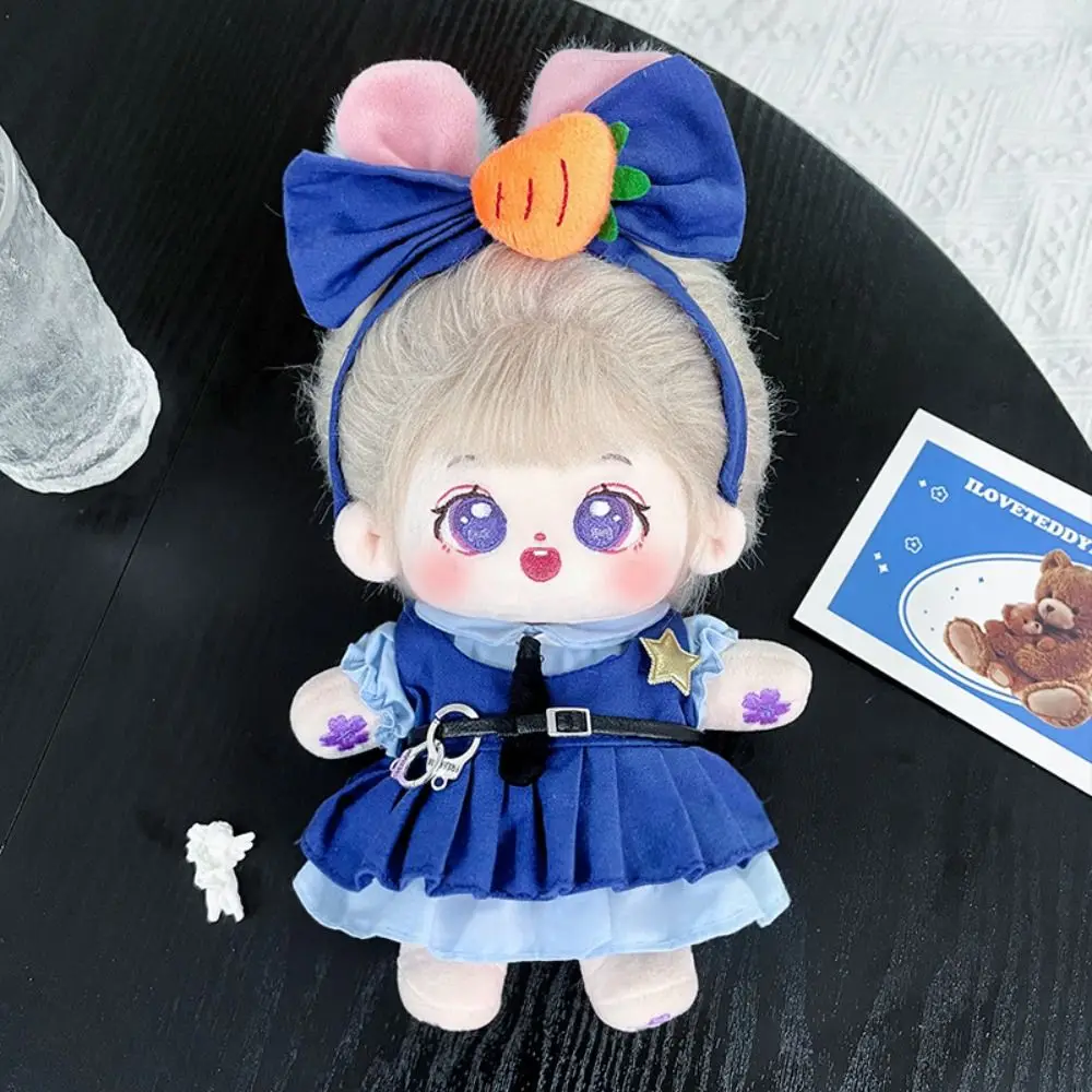 New Cute Doll Lovely Clothes With Cartoon Headband Accessories 20 Styles Plush Dolls Clothes Clothes Decoration