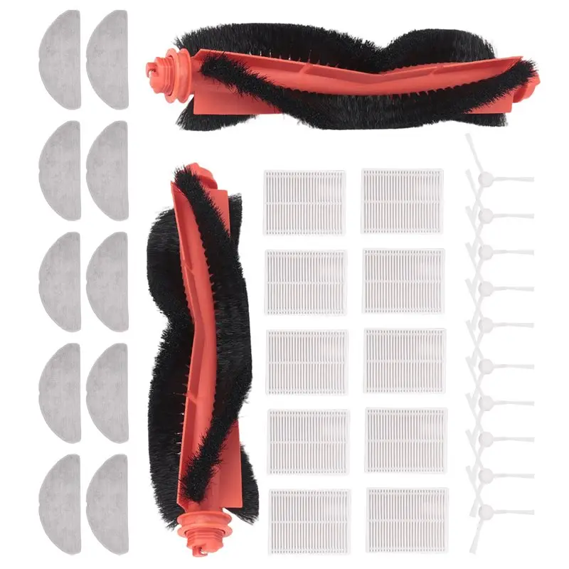 bofo-32-個-xiaomi-ロボット掃除機-s20-d106-交換部品アクセサリーメインブラシサイドブラシモップ布フィルター