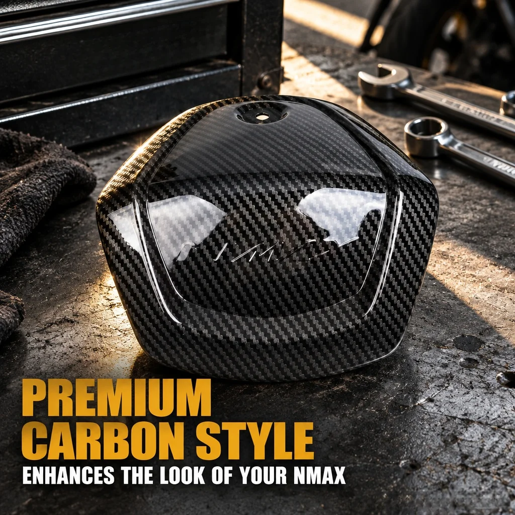 For Yamaha NMAX155 2021-2023 Front Mask Shell Cap Motorcycle Handlebar Upper Center Cover ABS Leading Cover