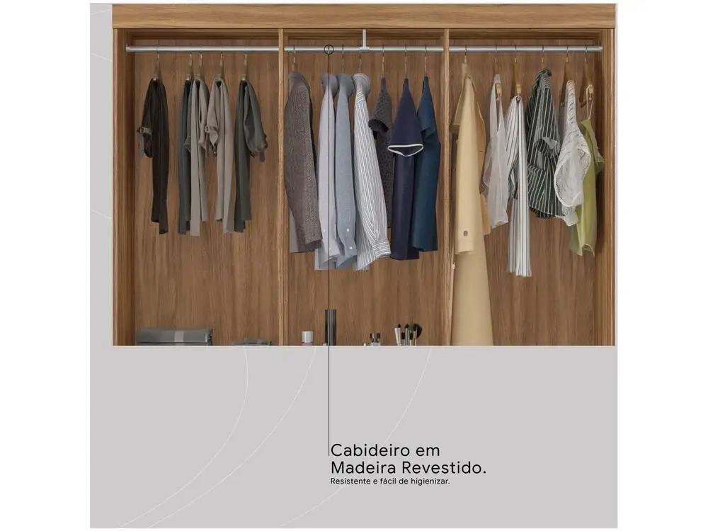 خزانة ملابس زوجين 2 أدراج 6 أبواب ديموبيل فلاش II #4